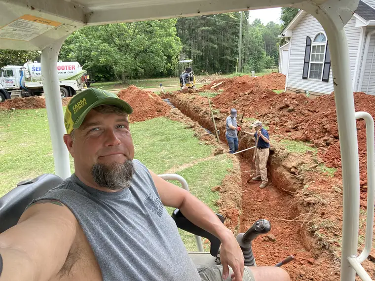 SepticRooter™ diagnosing a pump alarm in Grayson, GA
