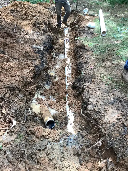 Repaired septic pipe and line work by SepticRooter™ in Grayson, Gwinnett County